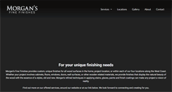 Desktop Screenshot of morgansfinefinishes.com